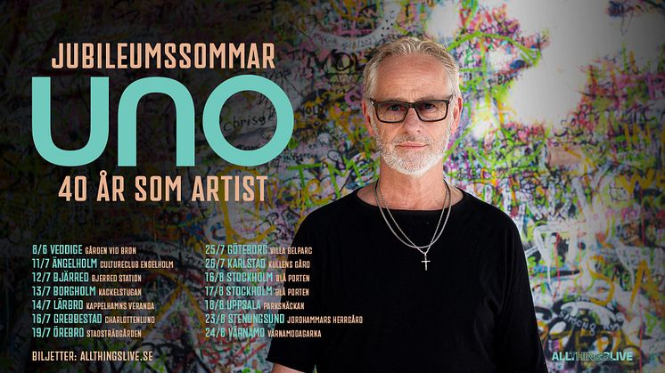 Uno Svenningsson åker ut på efterlängtad sommarturné