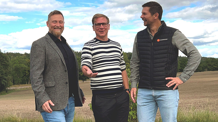 Från vänster: Robert Wedmo, Christian Gustafsson och Martin Ansell-Schultz.