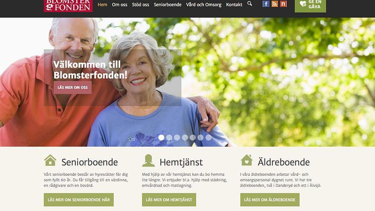 Blomsterfonden lanserar ny hemsida