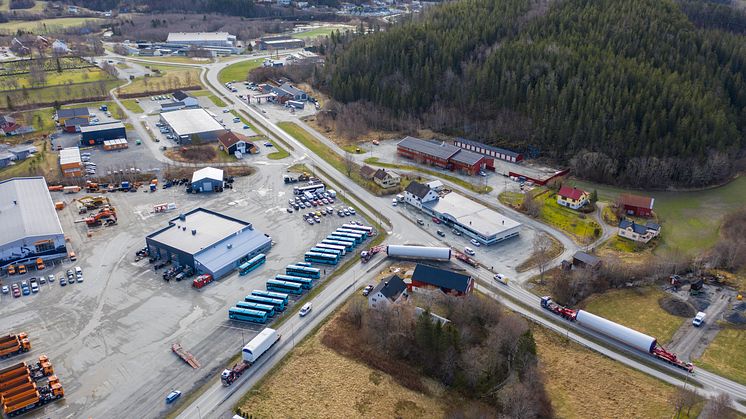 Transport fra Monstad til Kvenndalsfjellet, 27.4.2020