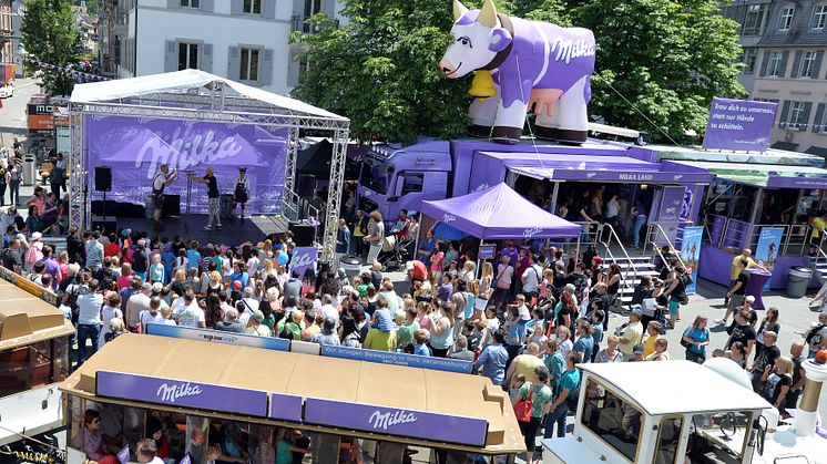 Erleben Sie Ihren #milkamoment beim 8. Schokofest in Lörrach