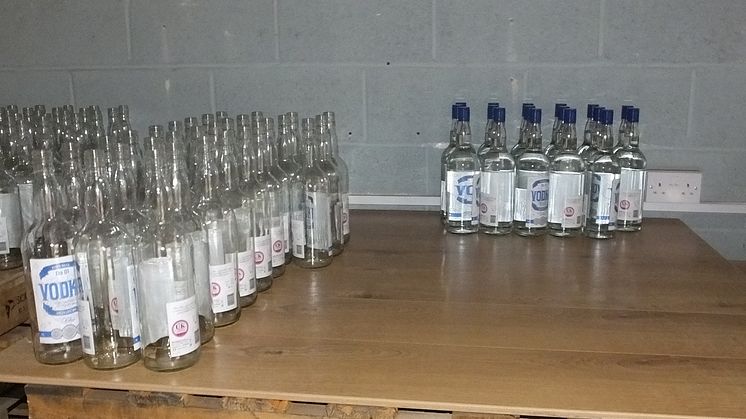 HMRC dismantle fake vodka bottling plant in Aintree, Liverpool