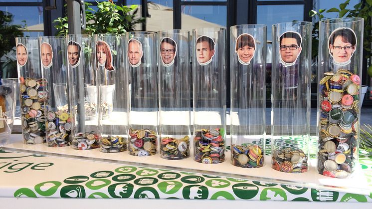 Partiledaren Almedalsbesökarna helst tar en öl med