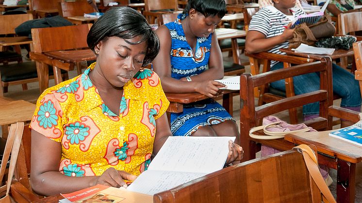 Herald Foundation från Ghana besöker Kvinnohistoriskt museum 28 april