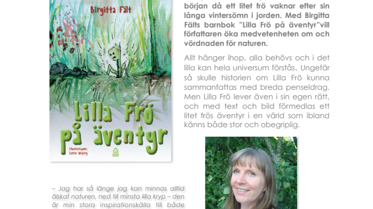 Följ med när Lilla Frö vaknar
