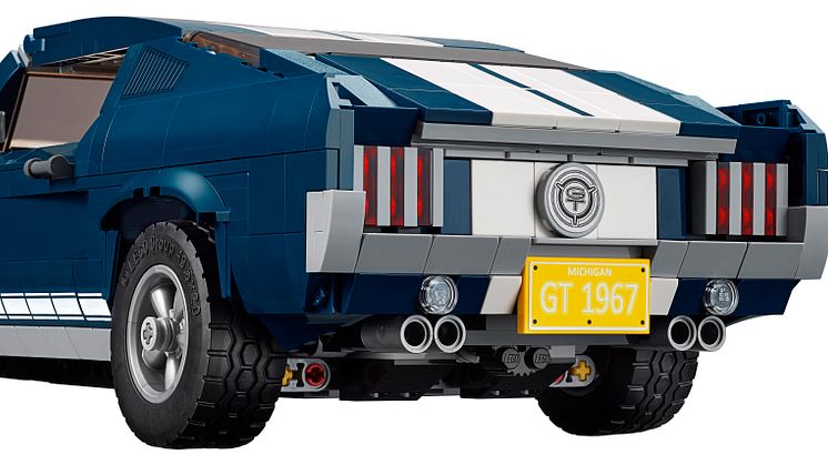 ​Den legendariska Ford Mustang Fastback anno 1967 kommer snart till nytt liv i form av legobitar.