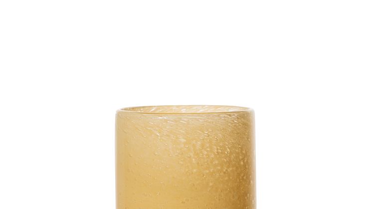 CANDLE HOLDER CALORE yellow XS