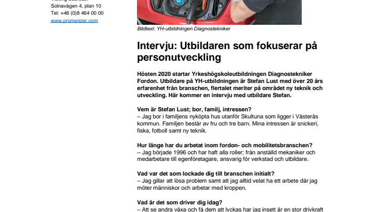 Intervju: Utbildaren som fokuserar på personutveckling 