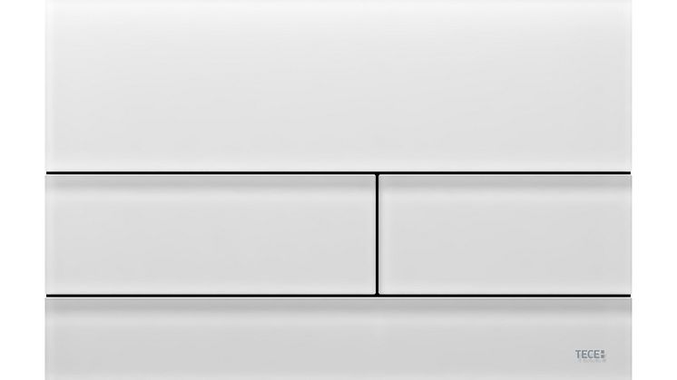 TECEsquare satinerat glas vit