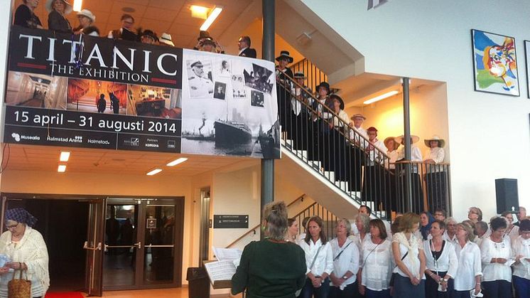 Titanic The Exhibition har öppnat i Halmstad