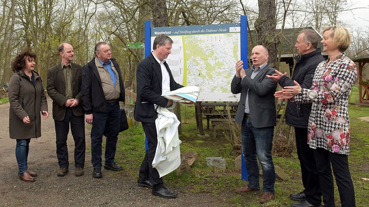 Naturpark Dübener Heide: Eröffnung des neuen Wegenetzes am 31. März 2023 in Laußig - Foto: LRA Nordsachsen/ Alexander Bley