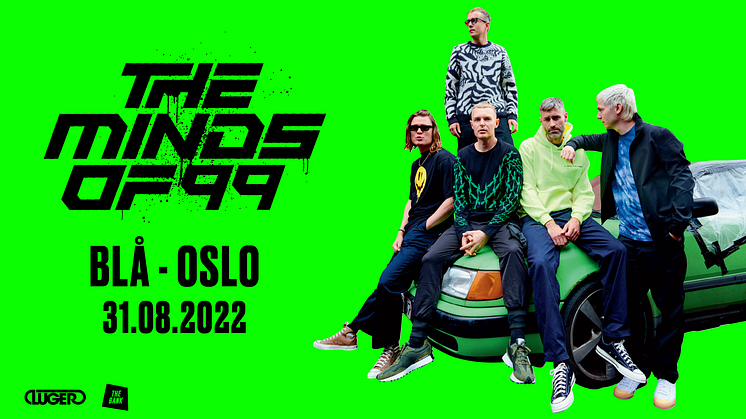 The Minds of 99 spilte for over 50 000 publikummere i København i fjor høst. 31. august kan de oppleves i en sjeldent intim setting, når de inntar scenen på Blå i Oslo.