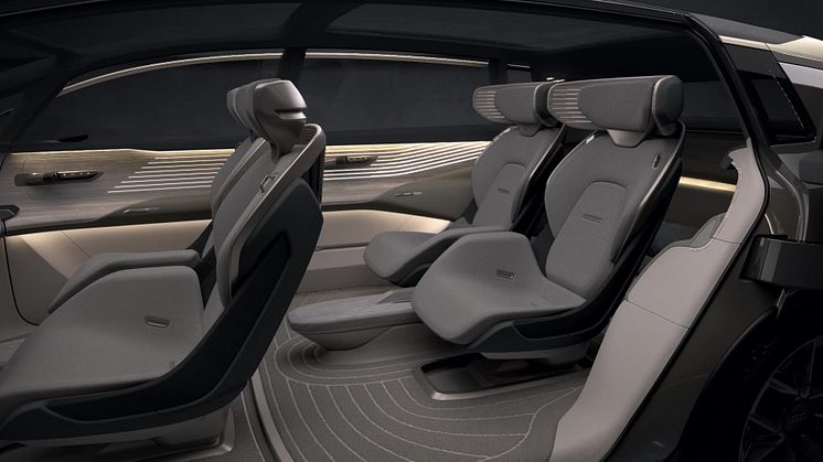 Animation - Audi urbansphere concept – Interior and space concept