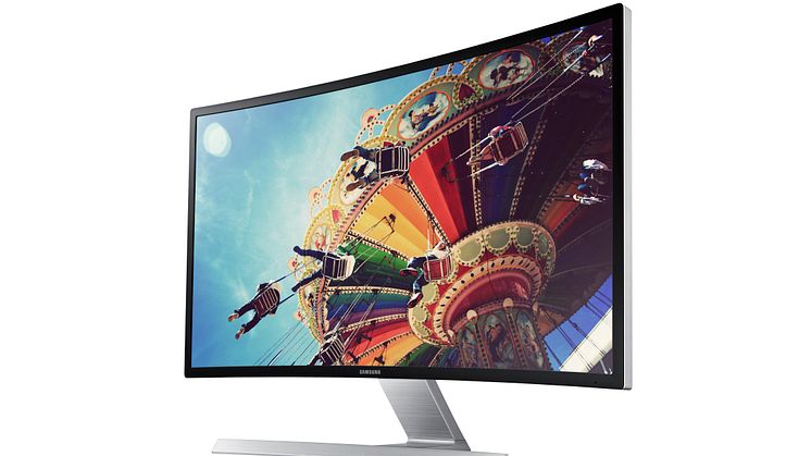 Bli omgitt av Samsungs nye Curved monitor 