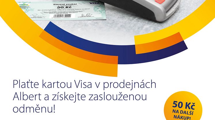 Visa a Albert odměnily zákazníky benefity v hodnotě 8 milionů korun