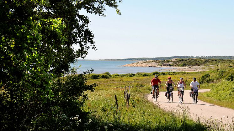 Färdiga cykelpaket för cykelturister i Halland