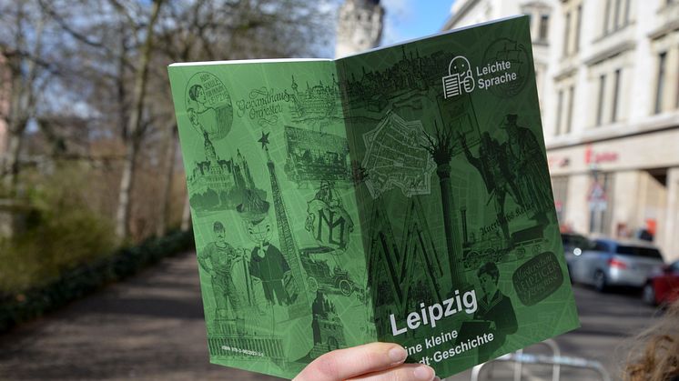 Das Cover der Broschüre "Leipzig. Eine kleine Stadtgeschichte" in Leichter Sprache - Foto: Andreas Schmidt