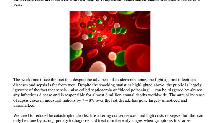 Stopping Sepsis in its Tracks