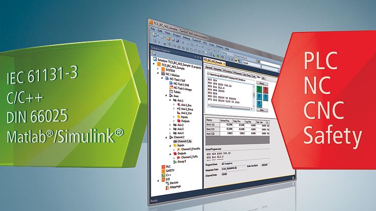 TwinCAT 3 från Beckhoff - komfortabel integrering av CNC