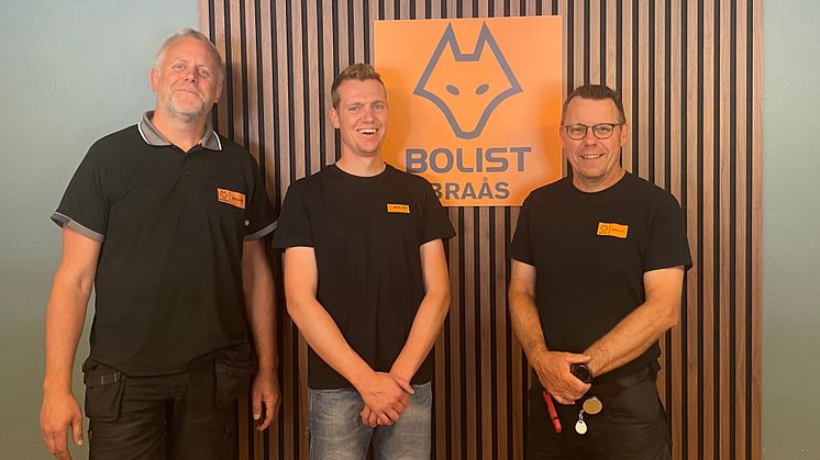 Från vänster, Joakim Nilsson, Martin Danielsson och Stefan Sjö.