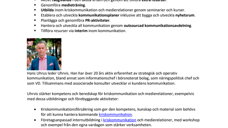 Stärk och utveckla kommunikationen genom Uhrvis