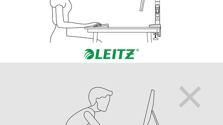Monitor arm giver rigtig siddestilling