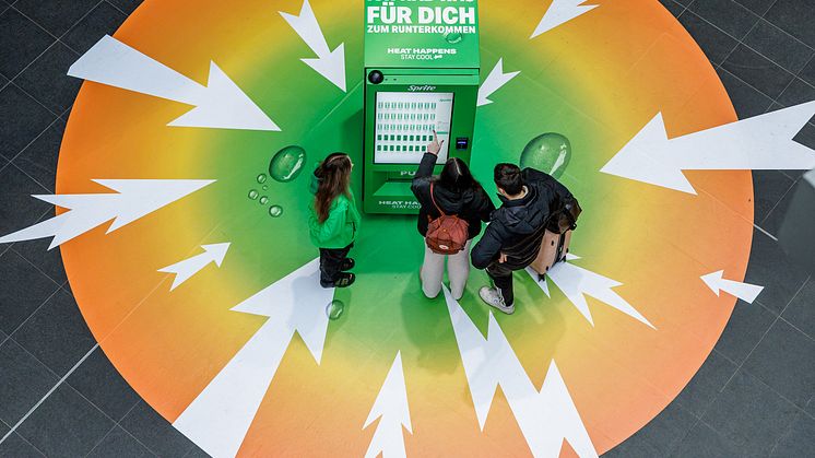 Sprite präsentiert den weltweit ersten Getränkeautomaten, der hitzige Situationen erkennen und darauf reagieren kann