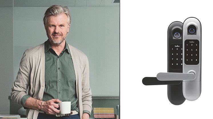 Vi har rundat dörrhandtagets design på insidan för att ge en mjuk beröring mot handflatan, medan utsidan har en rakare form, för ett grafiskt och visuellt uttryck”.