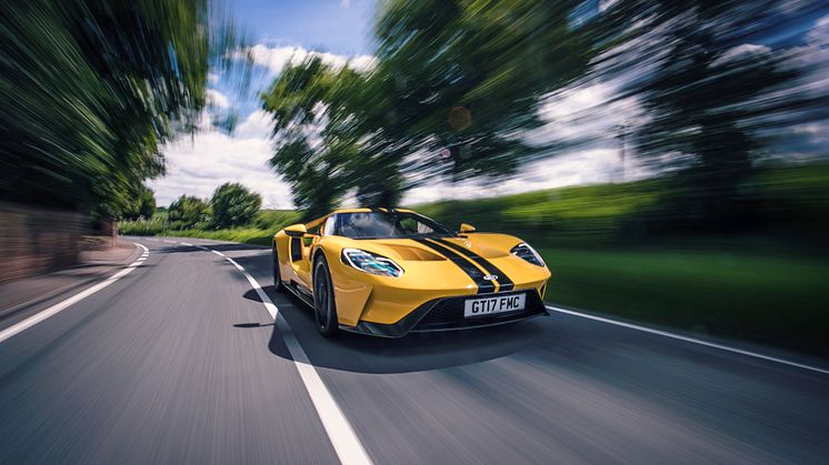 Ford GT leverer racerbilfølelse på landeveien med 50 sensorer