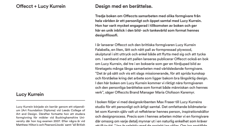 Design med en berättelse.