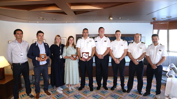 Fred. Olsen Cruise Lines’ newest Captain sails into his home town for first time since promotion 