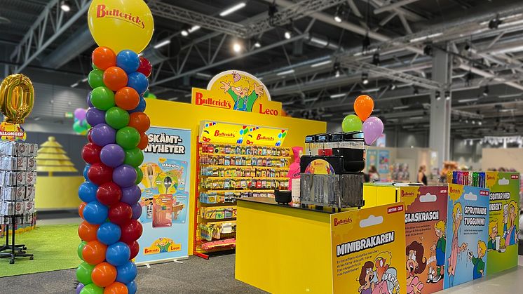 Butterick’s färgglada monter syns på Formex 