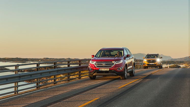 Ford-lansering av nye Edge og Ranger i Molde