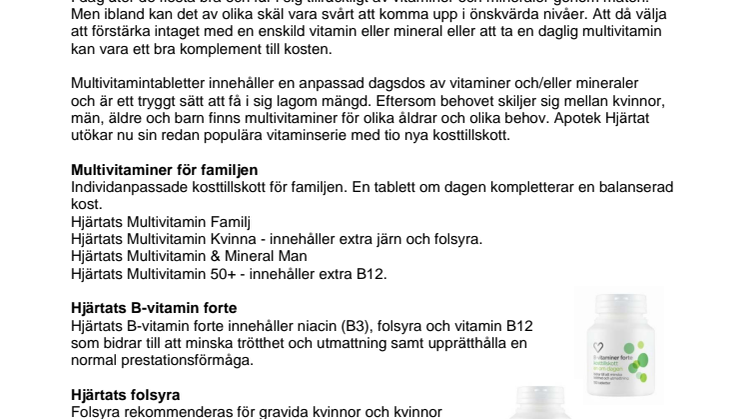 Piggare höst när Apotek Hjärtats kosttillskottshylla växer
