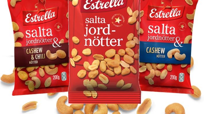 Estrella lanserar nya nötter