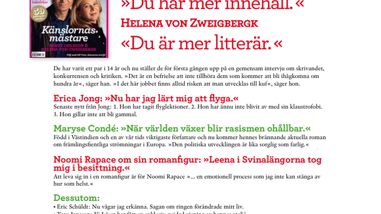 Noomi Rapace om sin romanfigur: »Leena i Svinalängorna tog mig i besittning.«