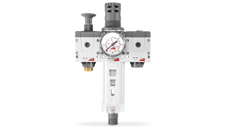 Hydroscands nya smarta kit med filterregulator för pneumatik.