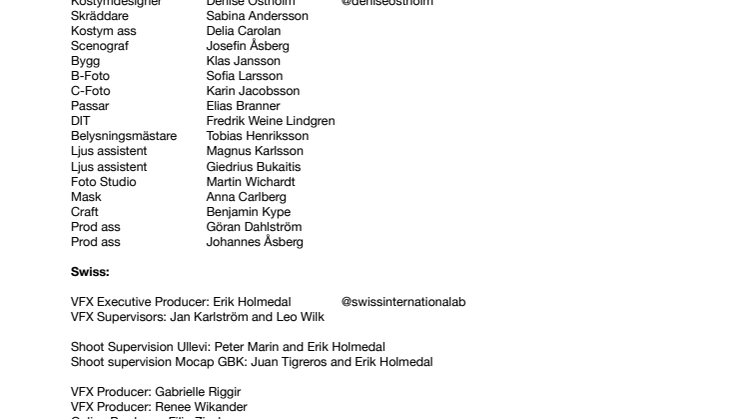 Credits Håkan Hellström video