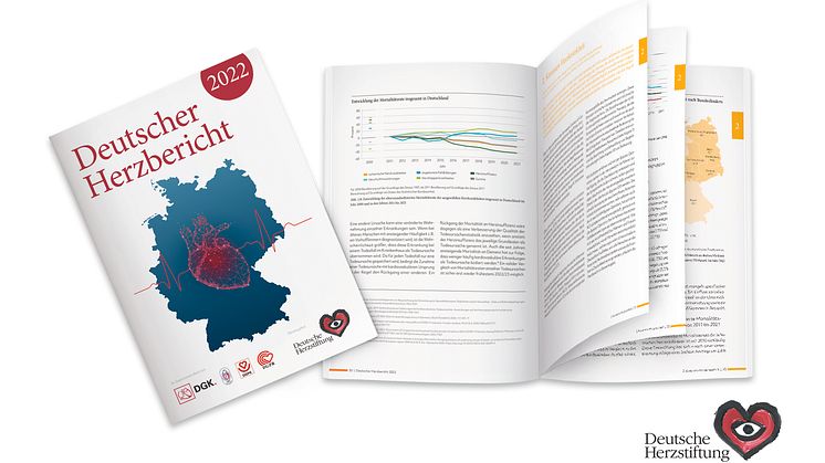 Deutscher Herzbericht 2022 dokumentiert regionale Unterschiede in der Sterblichkeit und bei den Krankenhausaufnahmen wegen Herzkrankheiten