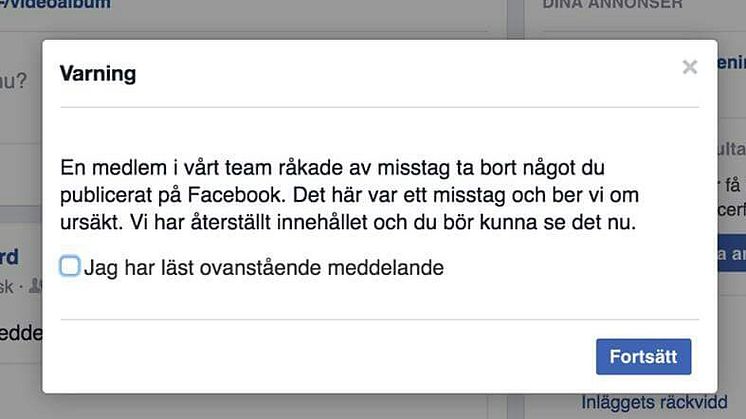 Trycket blev för stort. Efter två dagar ber Facebook Bröstcancerfonden/BRO om ursäkt