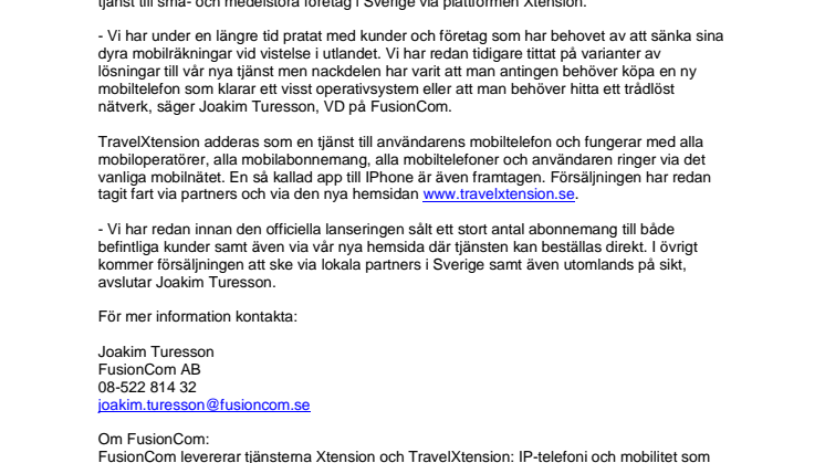 Ny svensk tjänst sänker mobiltaxan på utlandsresan med upp till 90%