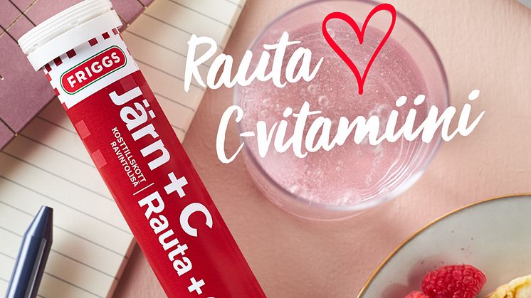 UUTUUS: FRIGGS Rauta + C pore, herkullinen mustaherukan maku!