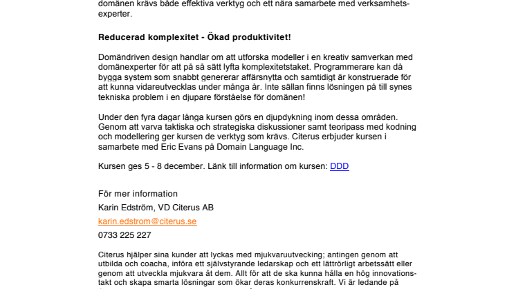 Med Domändriven Design hanteras dagens ökade systemkomplexitet 