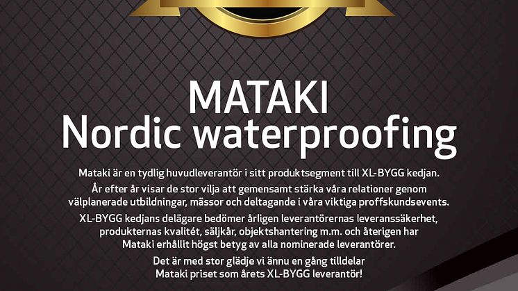 Årets XL-BYGG leverantör 2016