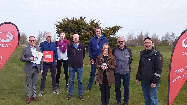 Från vänster: Dan Assarsson, Stefan Gustafsson Ledell, Sandra Johansson, Klas Hansson, Stefan Beijer, Petra Lindström, Kenneth Ahllund, Karl-Eric Backman