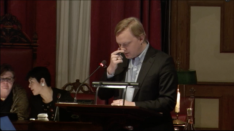 Skärmbild Dennis Wedin KF 28 jan 2019