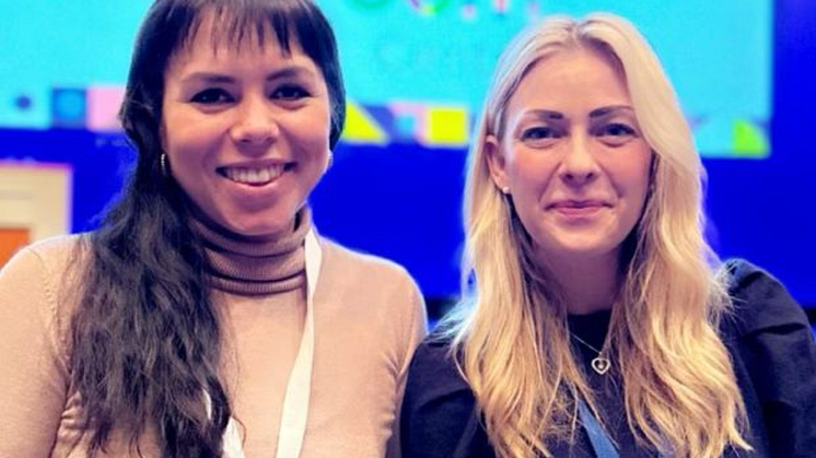 Essi Alho och Kim Waller på ITAKOM