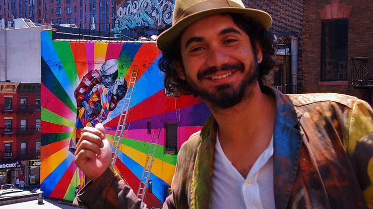 Brasilianske street art konstnären Kobra senaste tillskottet till No Limit Borås
