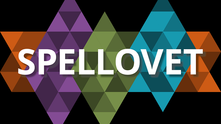Spellovet logotyp svart bakgrund 2016
