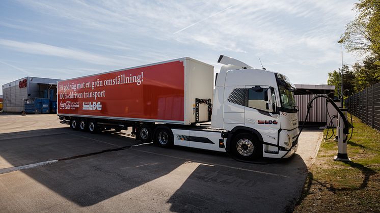 Coca-Cola eldriven lastbil